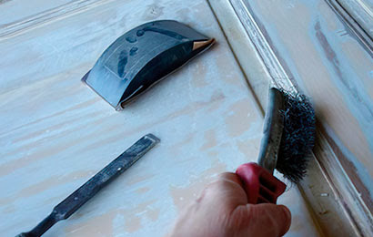 Cómo decapar una puerta de madera