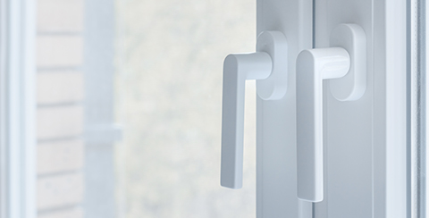 Casa con ventana de pvc