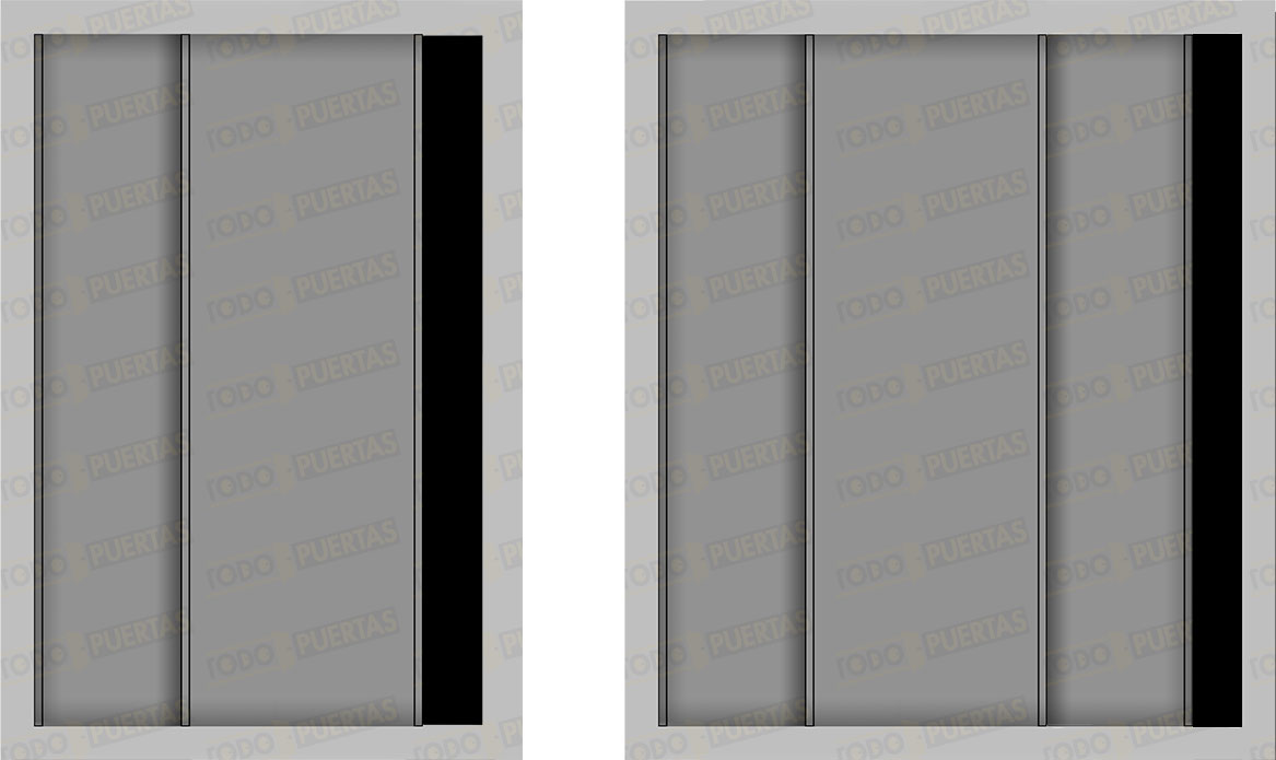 frentes de armarios correderos