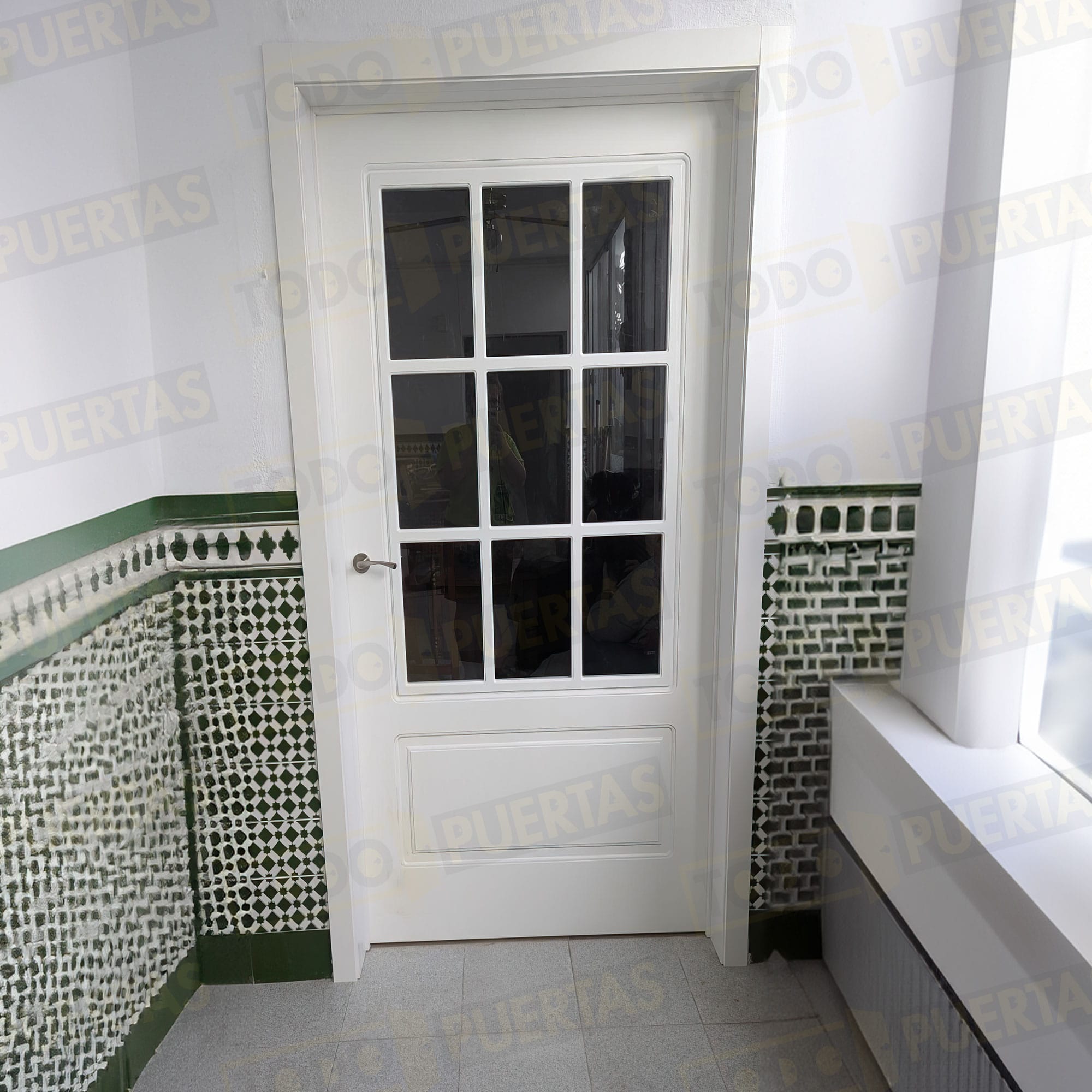 Foto Puertas Lacadas Blancas Rústicas cliente 3