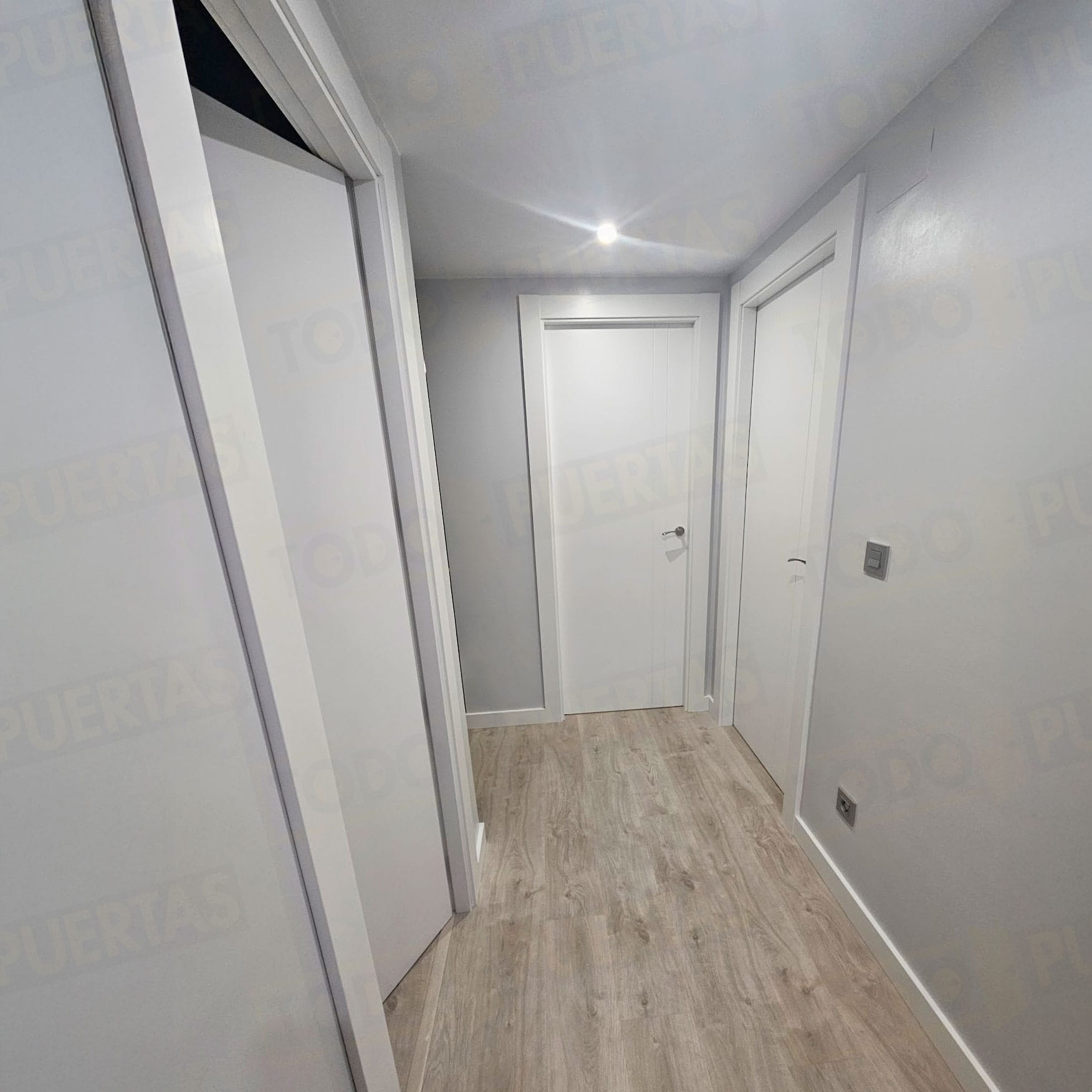 Foto Puertas Lacadas Blancas cliente 2