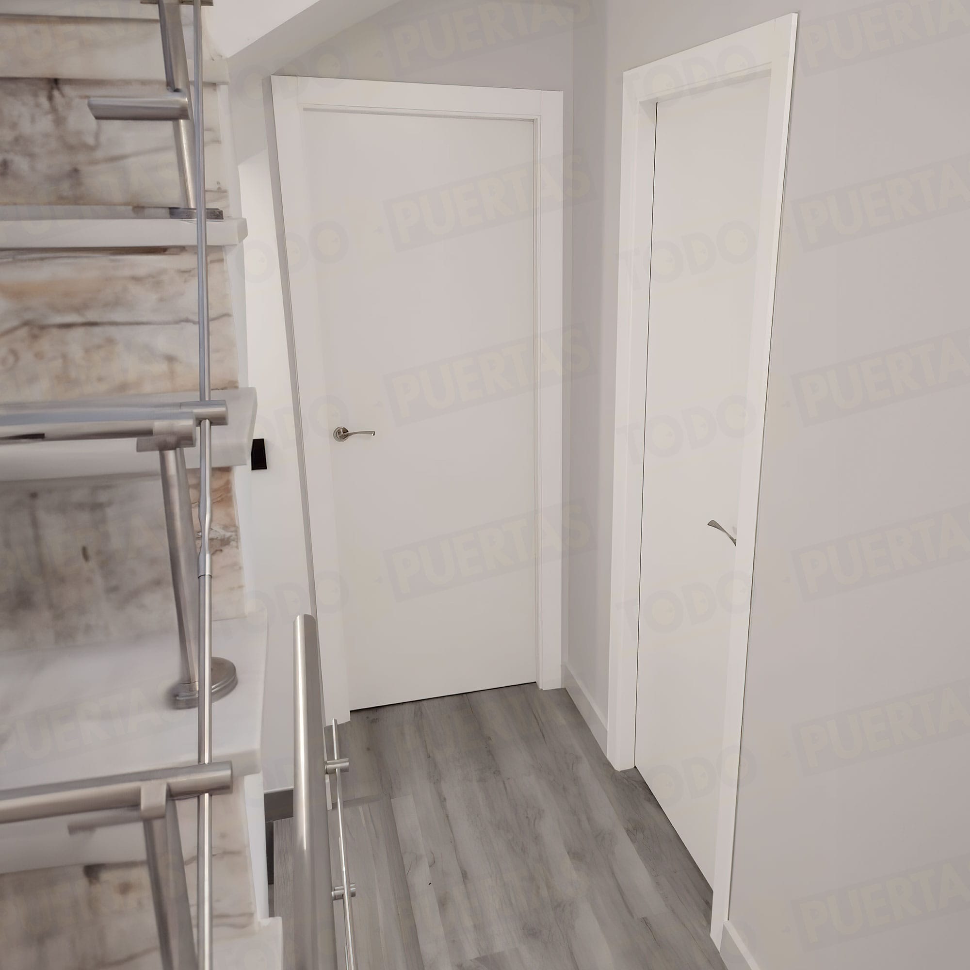 Foto Puertas Lacadas Blancas cliente 38