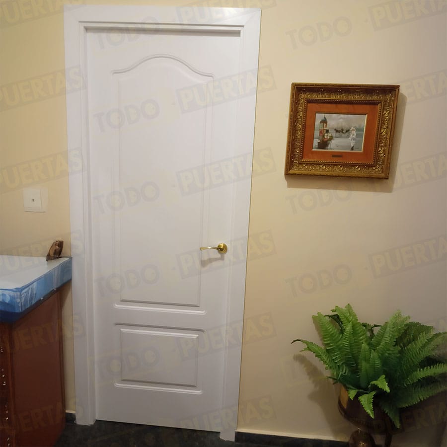 Foto Puertas Lacadas Blancas Rústicas cliente 11