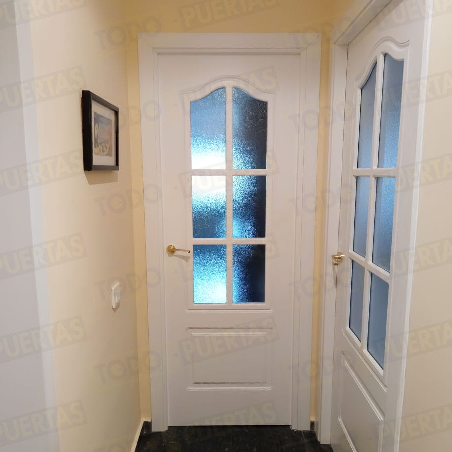 Foto Puertas Lacadas Blancas Rústicas cliente 12