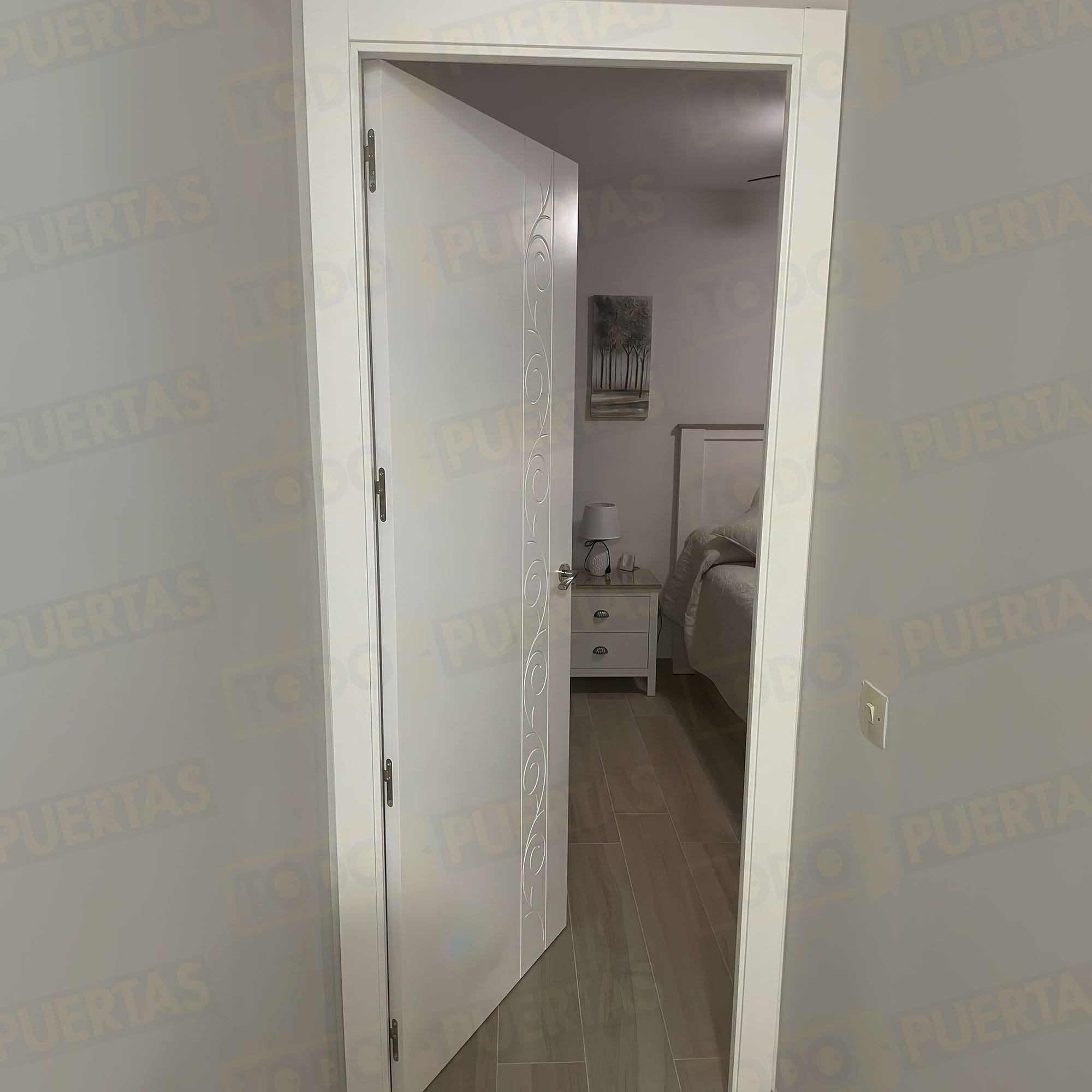 Foto Puertas Lacadas Blancas cliente 30