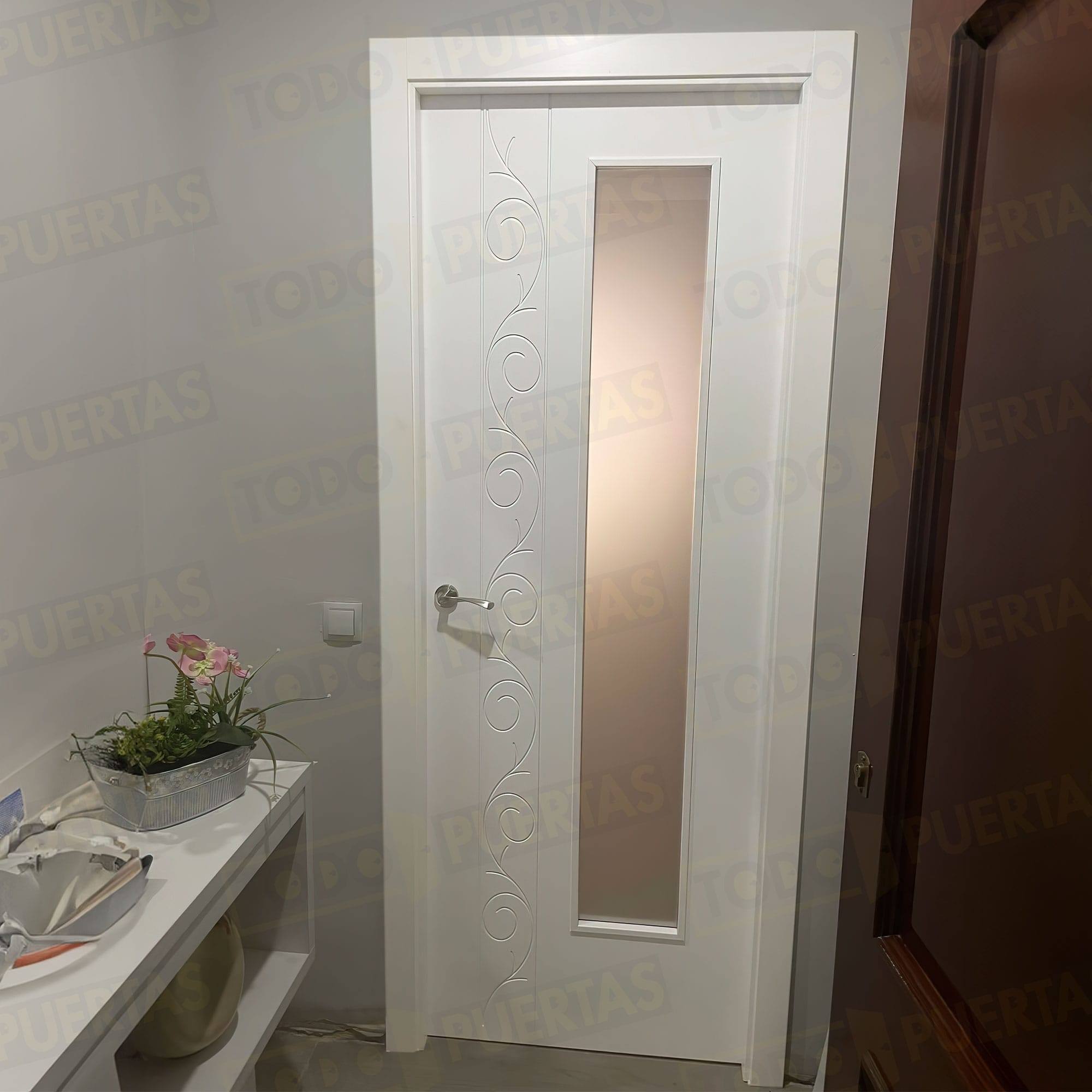 Foto Puertas Lacadas Blancas cliente 32