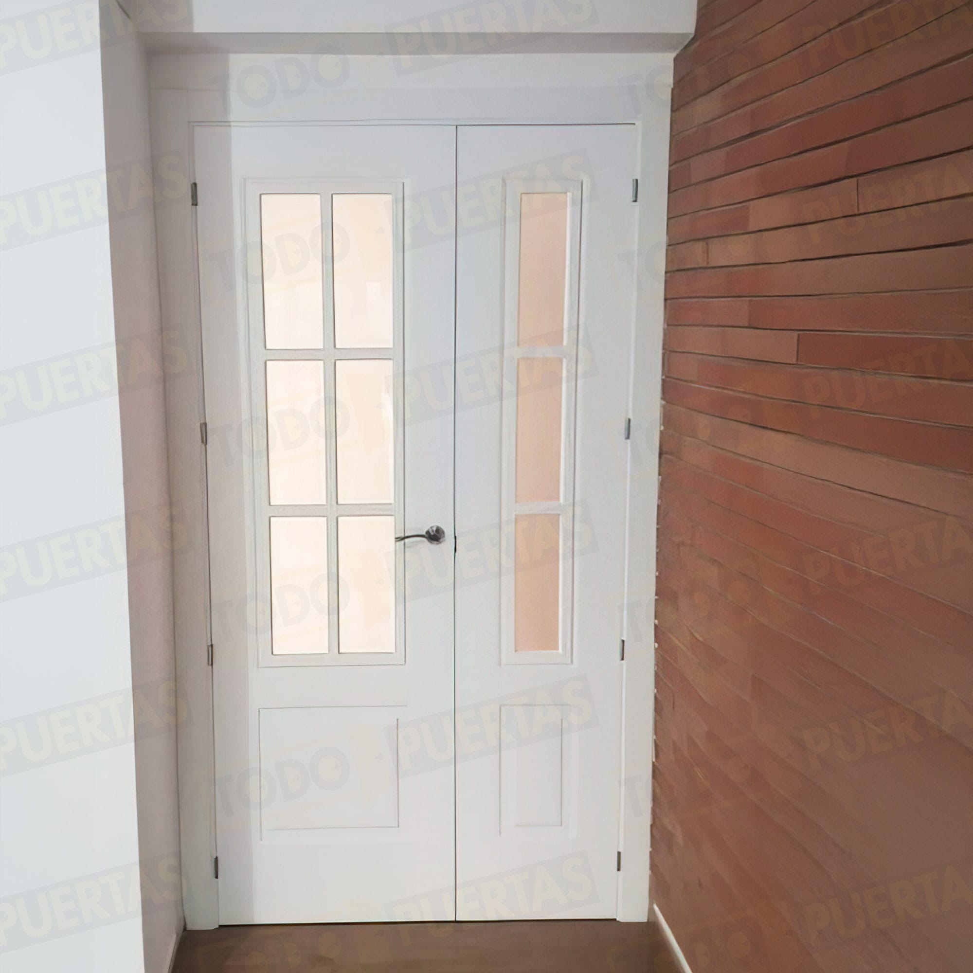 Foto Puertas Lacadas Blancas Rústicas cliente 9