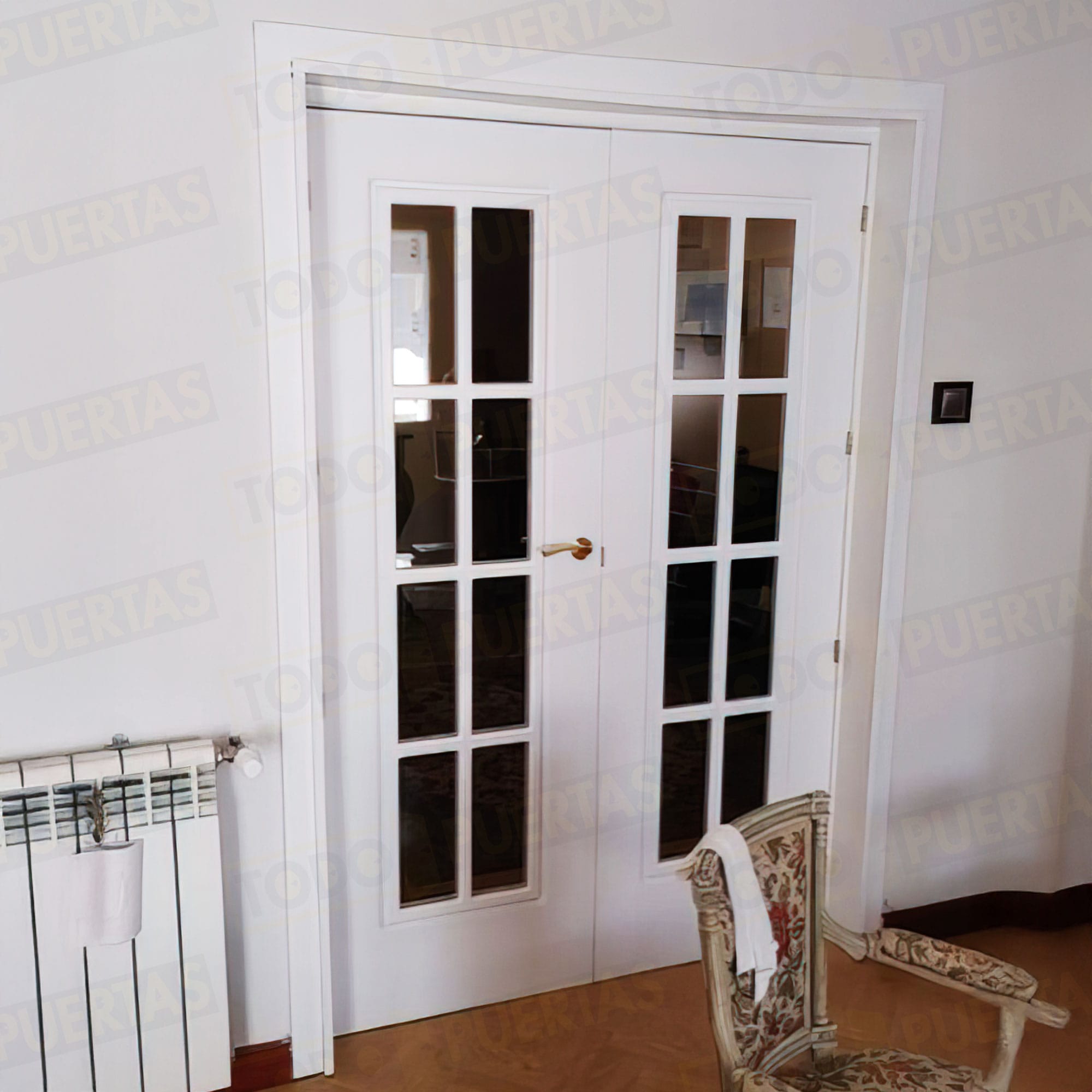 Foto Puertas Lacadas Blancas Rústicas cliente 8