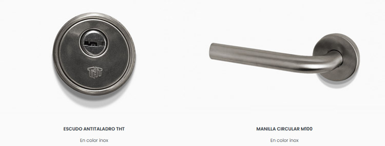 Acabados vinílicos para puertas galvanizadas de Trastero