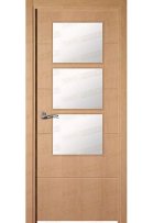 Puertas de interior con vidriera