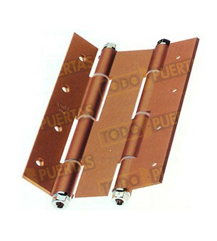 Bisagra de color cuero para Puertas de Vaivén