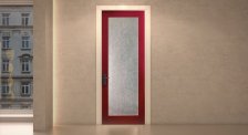 Puertas de interior Lacadas colorlac con vidriera