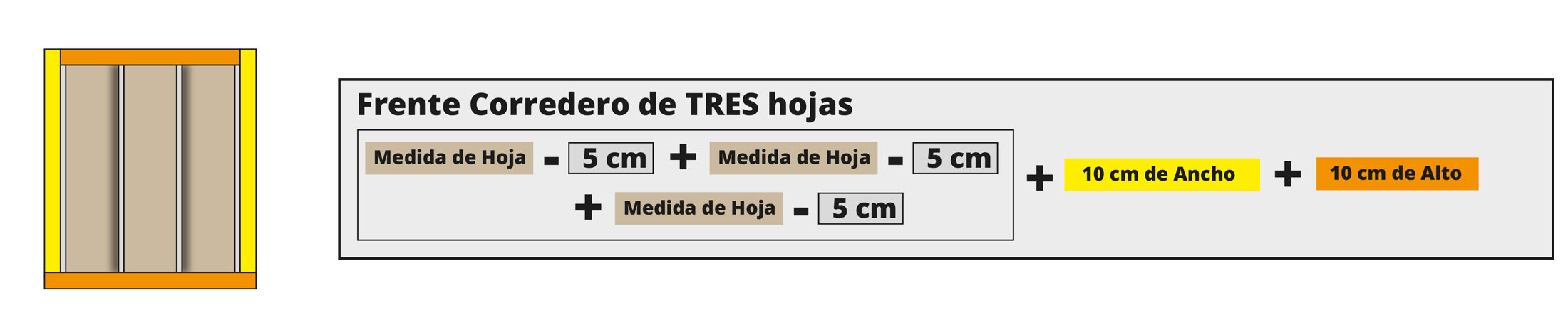 Armario de Tres Hojas