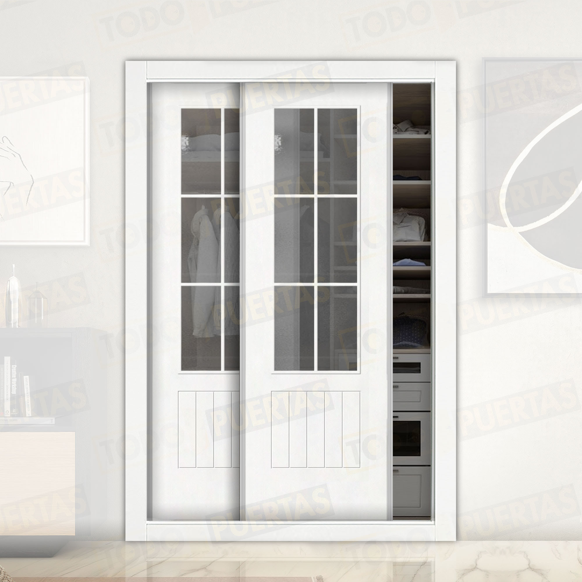 Frente de Armario Corredero Mod. Casablanca V6