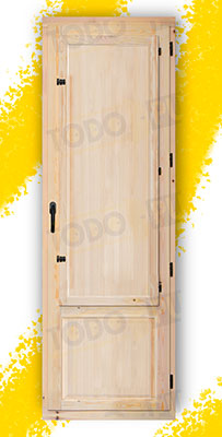 Balconera Grande de Madera Natural de Pino Mod. Huelva V1 Crudo