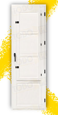 Balconera 200 cm alto de Madera Natural de Pino Mod. Huesca V1 Lacada