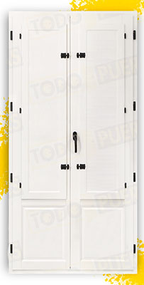 Balconera Grande de Madera Natural de Iroko Mod. Huelva V2 Lacada