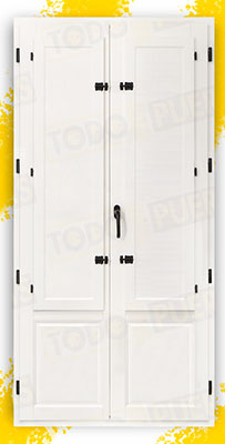 Balconera 200 cm alto de Madera Natural de Pino Mod. Huelva V2 Lacada