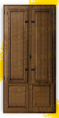 Balconera Grande de Madera Natural de Pino Mod. Huelva V2 Teñida