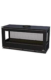 Estufa de Leña Insertable Mod. Cairo 110 3C Box de Bronpi