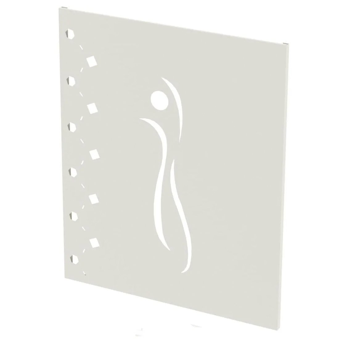 Panel Decorativo Blanca Mod. 651 Silueta de Bronpi