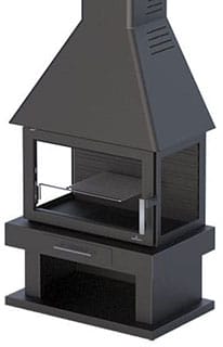 Chimenea de Leña Mod. Huesca de Bronpi