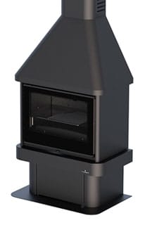 Chimenea de Leña Mod. Lisboa de Bronpi