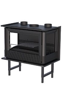 Estufa de Leña Insertable Mod. Paris 70-3C de Bronpi