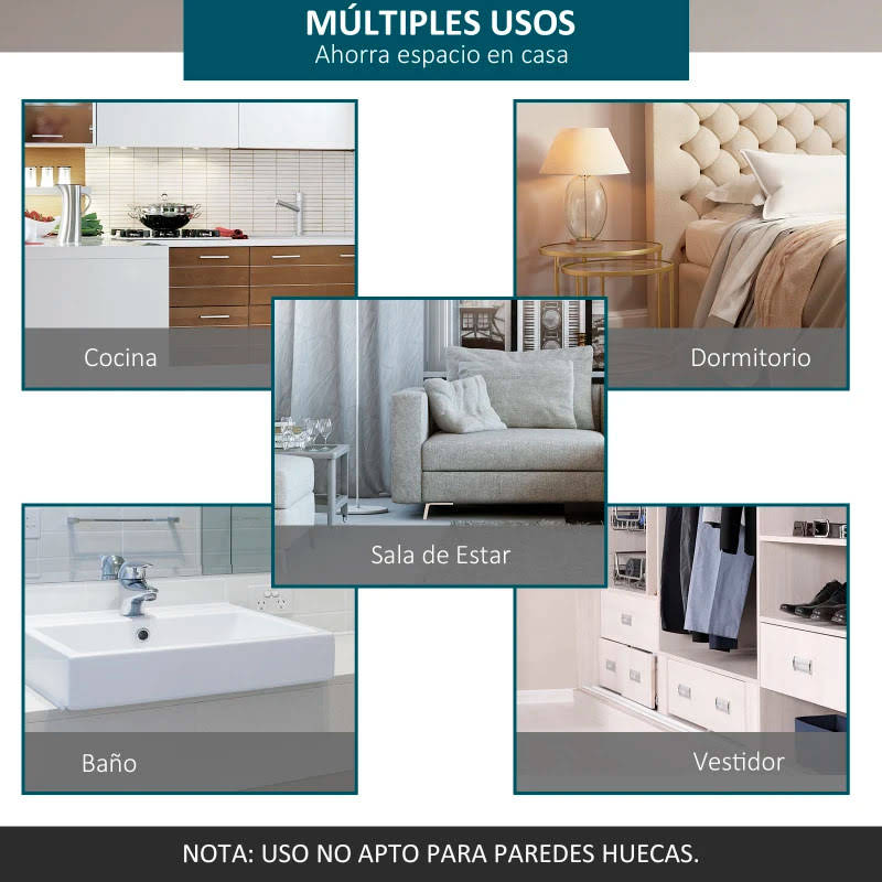 Guía Puerta Corredera Riel Acero (Inox)