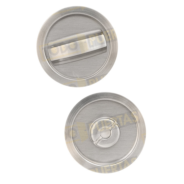 Uñero Mod. 5200 Redondo Inox con Condena para Puerta Corredera