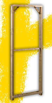 Premarco de 35 mm de madera para puertas simples (block de 1 hoja)