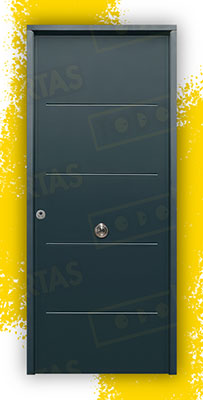 Puerta Acorazada 1105 Sagacor 100 Gris Antracita 7016 (Dos Caras Iguales)