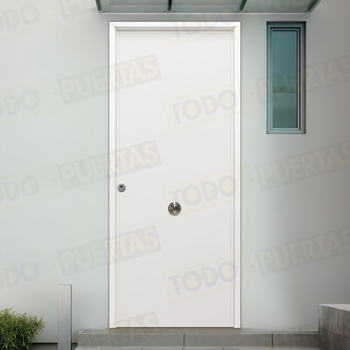 Puerta Acorazada 1110 Sagacor 100 Blanca (Dos Caras Iguales)
