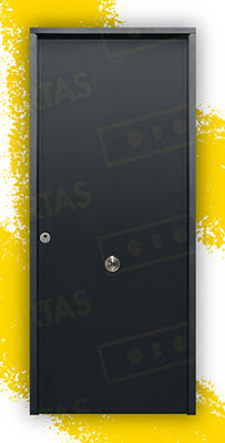Puerta Acorazada 1110 Sagacor 100 Gris Oxidon (Dos Caras Iguales)