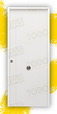 Puerta Acorazada 1120 Sagacor 100 Blanca (Dos Caras Iguales)