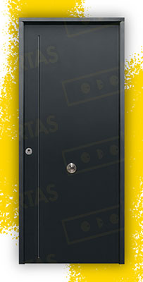 Puerta Acorazada 1120 Sagacor 100 Gris Oxidon (Dos Caras Iguales)