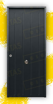 Puerta Acorazada 1150 Sagacor 100 Gris Oxidon (Dos Caras Iguales)