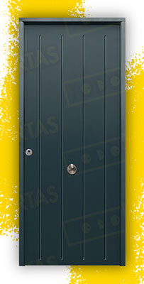 Puerta Acorazada 1150 Sagacor 100 Gris Antracita 7016 (Dos Caras Iguales)