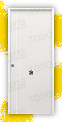 Puerta Acorazada Acacia Sagacor 100 Blanca (Dos Caras Iguales)