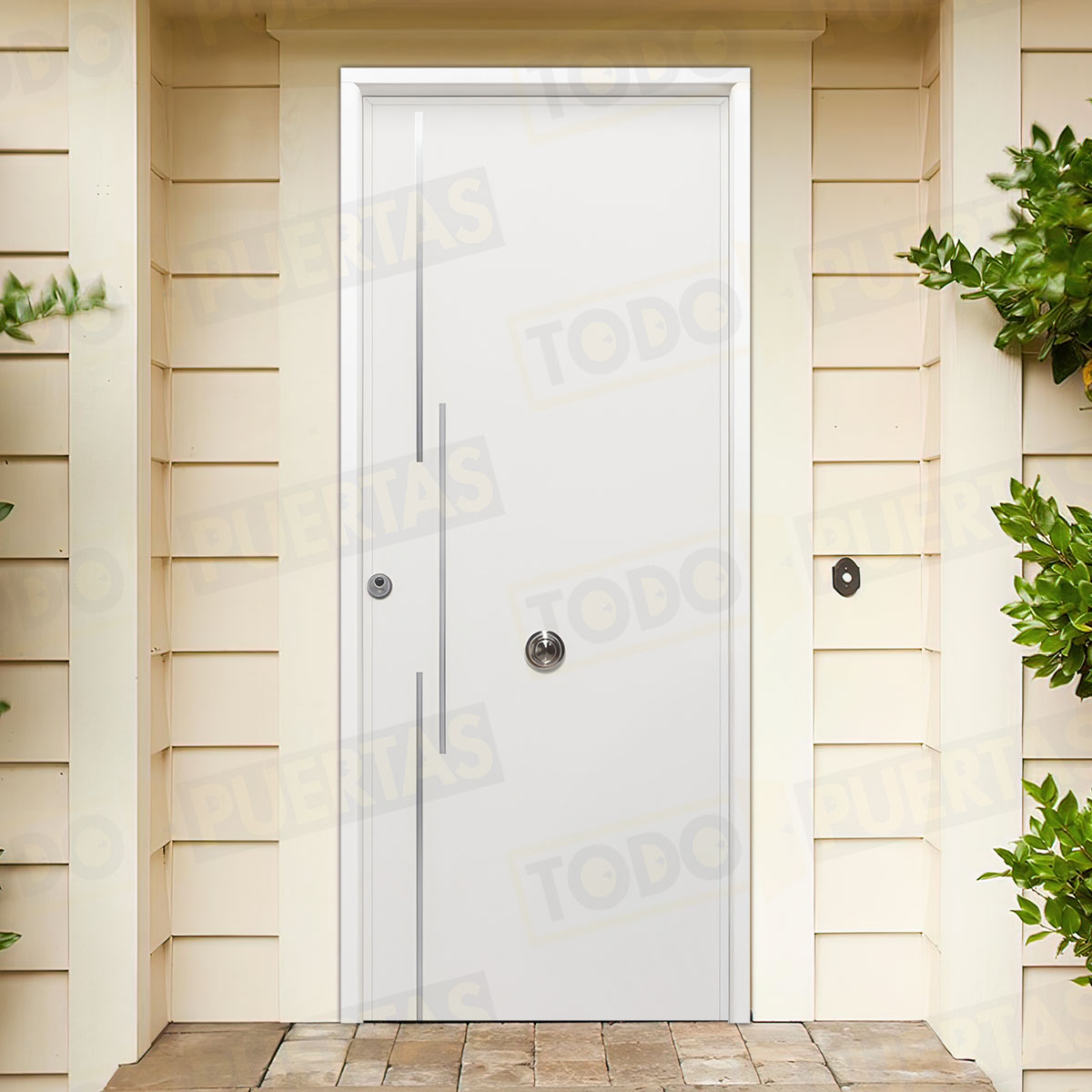 Puerta Acorazada Acacia FM Sagacor 100 Blanca (Dos Caras Iguales)