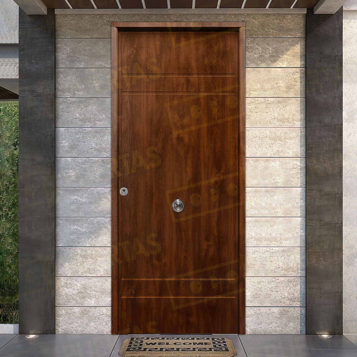 Puerta Acorazada Azalea Sagacor 100 Roble Viejo (Dos Caras Iguales)