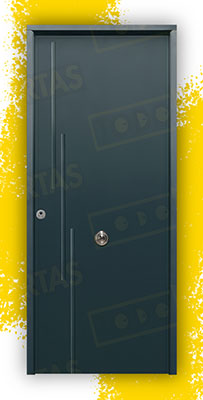 Puerta Acorazada Camelia Sagacor 100 Gris Antracita 7016 (Dos Caras Iguales)