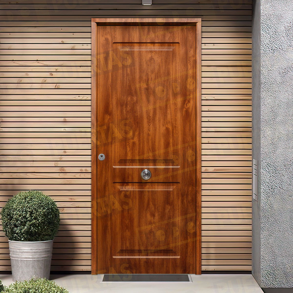 Puerta Acorazada Clásica Sagacor 100 Embero (Dos Caras Iguales)