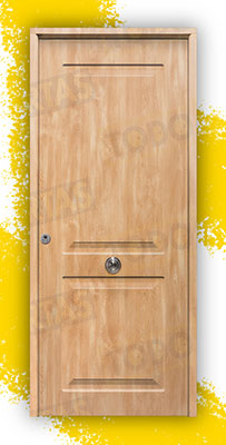 Puerta Acorazada Clásica Sagacor 100 Roble (Dos Caras Iguales)