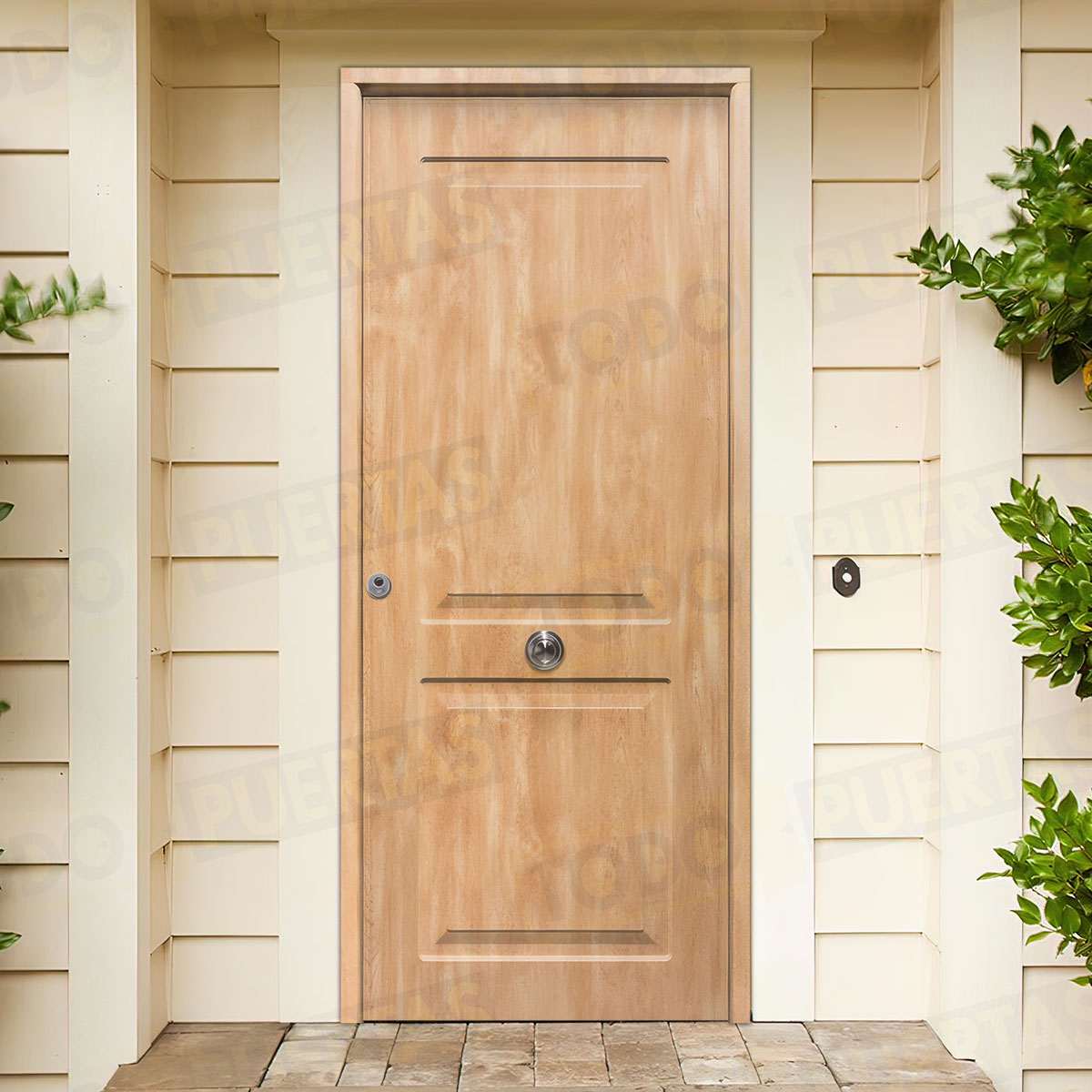 Puerta Acorazada Clásica Sagacor 100 Roble (Dos Caras Iguales)