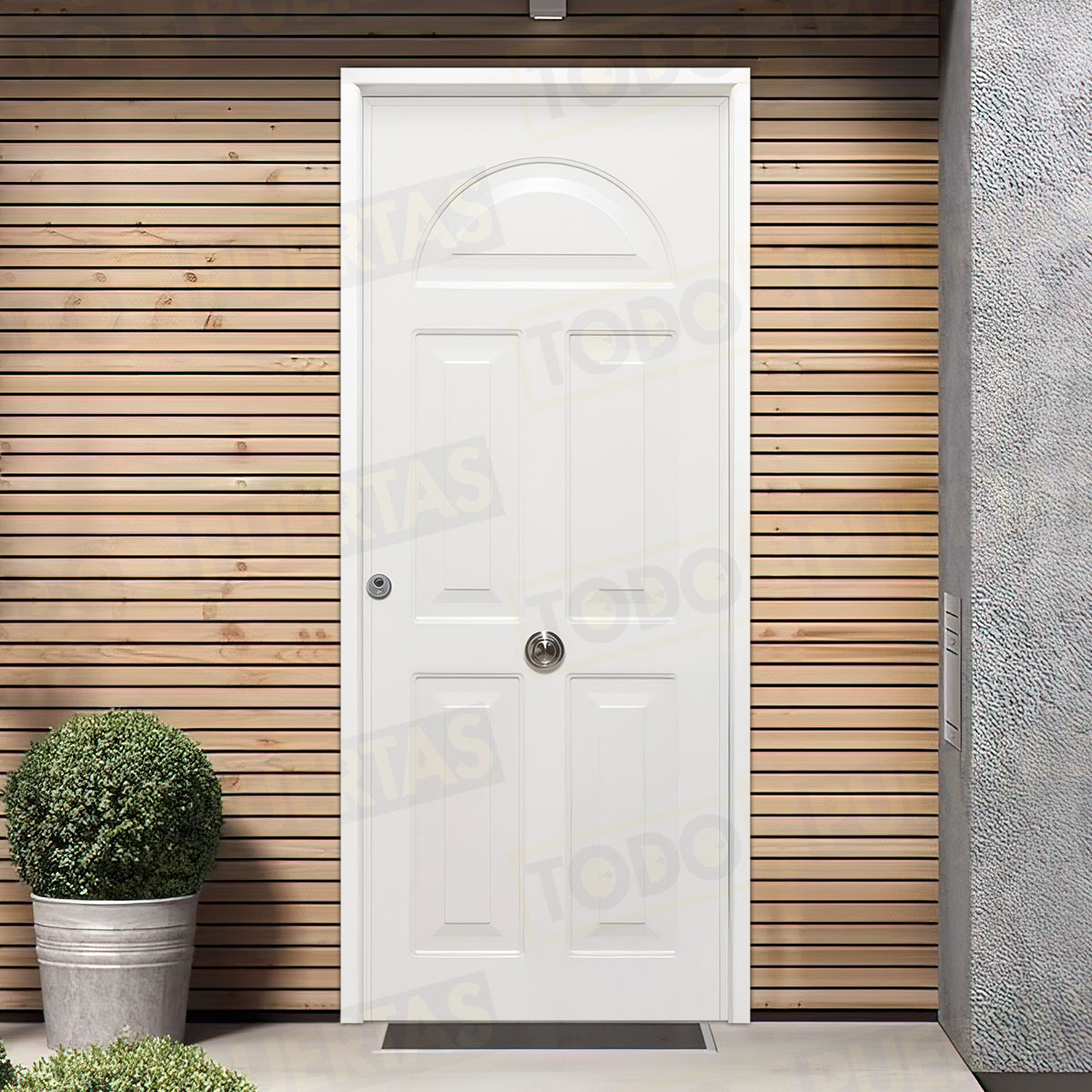 Puerta Acorazada Coral Sagacor 100 Blanca (Dos Caras Iguales)