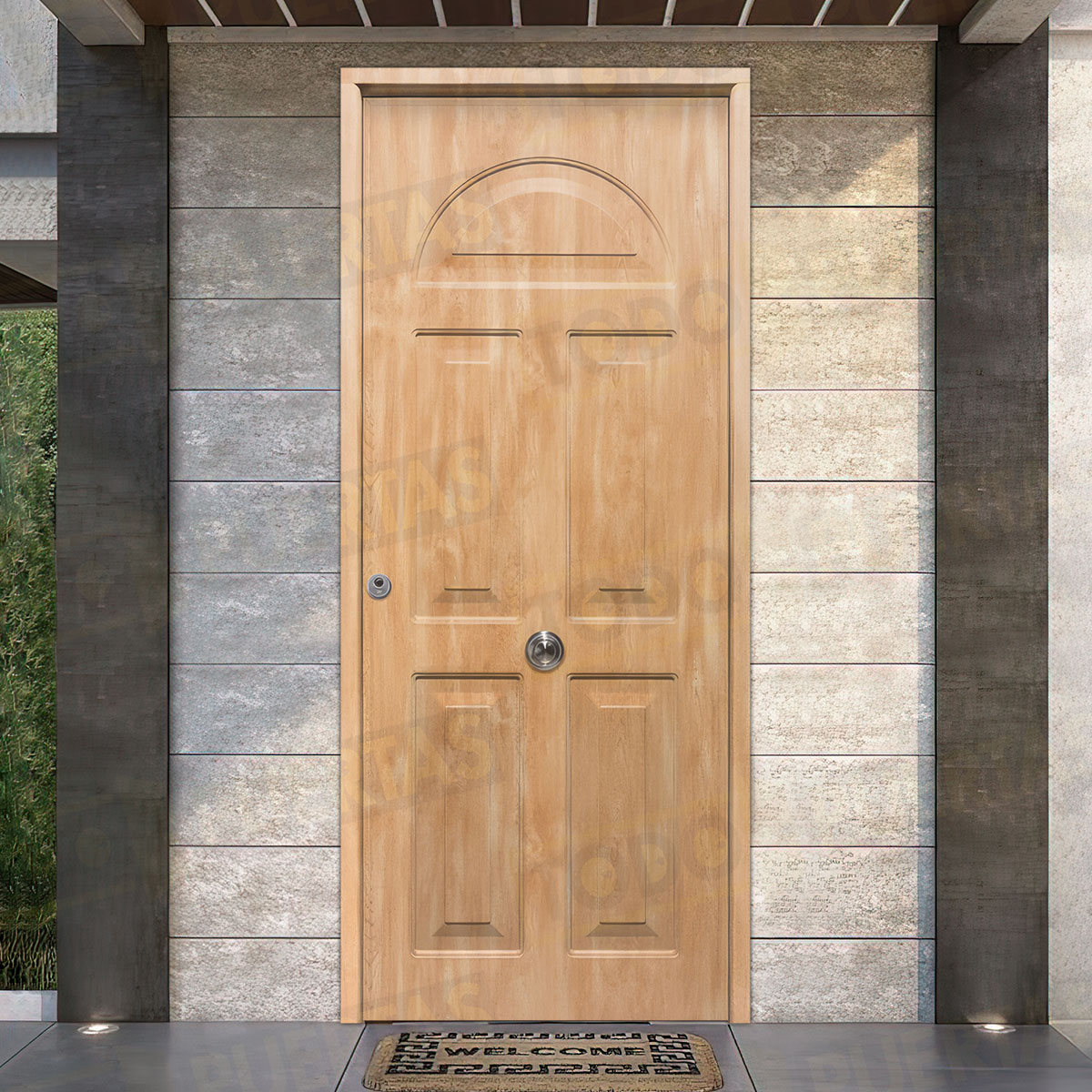 Puerta Acorazada Coral Sagacor 100 Roble (Dos Caras Iguales)