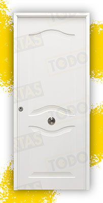 Puerta Acorazada Provenzal Sagacor 100 Blanca (Dos Caras Iguales)