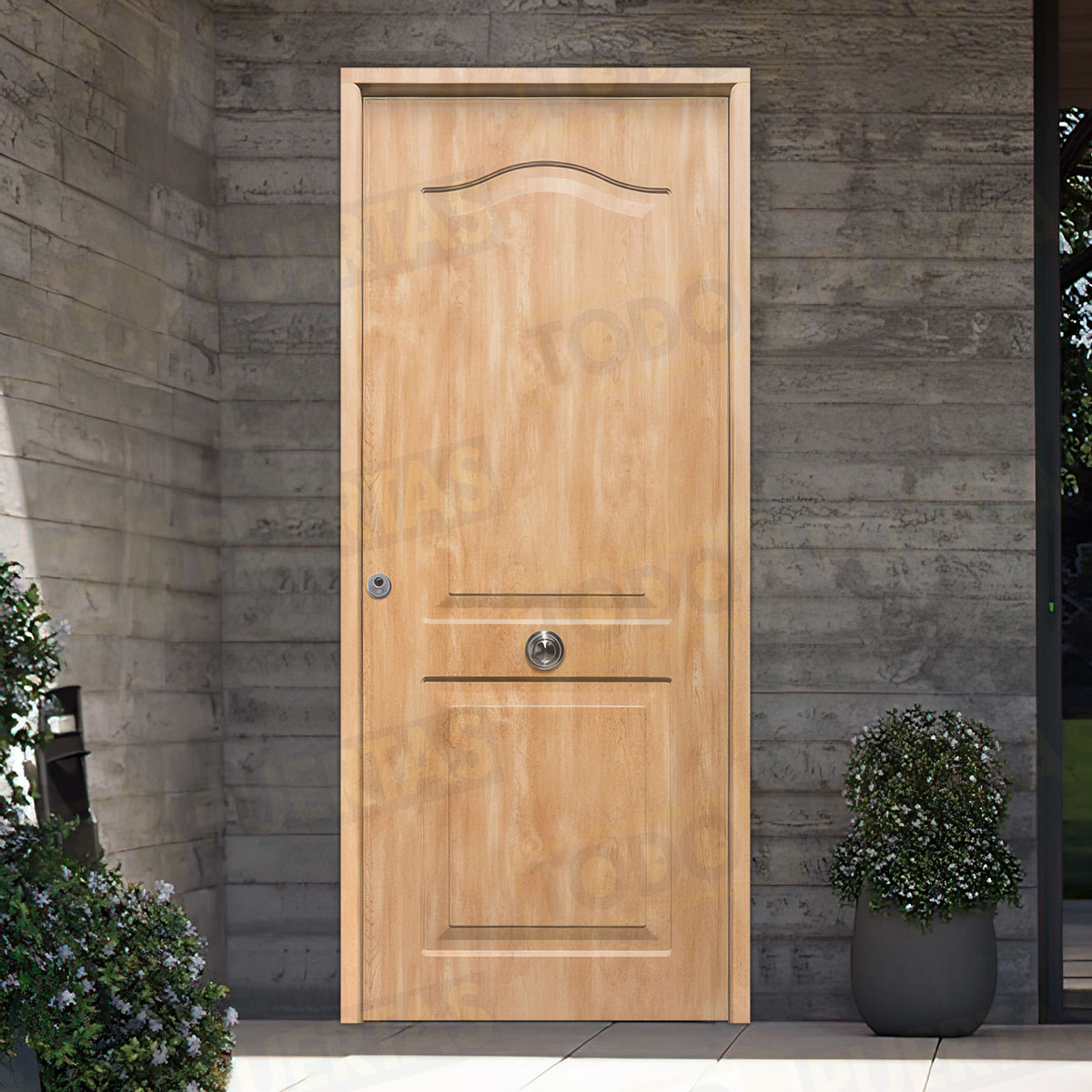 Puerta Acorazada Semiprovenzal Sagacor 100 Roble (Dos Caras Iguales)