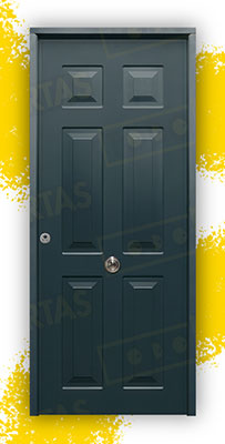 Puerta Acorazada Yedra Sagacor 100 Gris Antracita 7016 (Dos Caras Iguales)